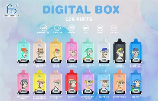 12k Tornado Blueberry Bubblegum – Fumot Vape 12000 Puffs - Image 2