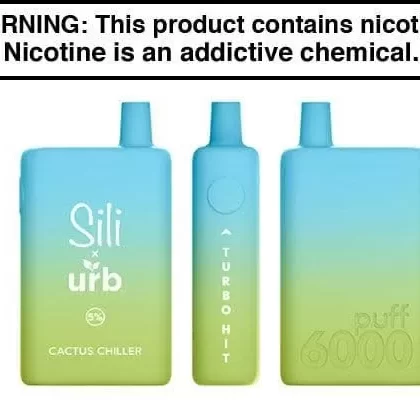 SILI X URB DISPOSABLE VAPE – 6000 PUFFS