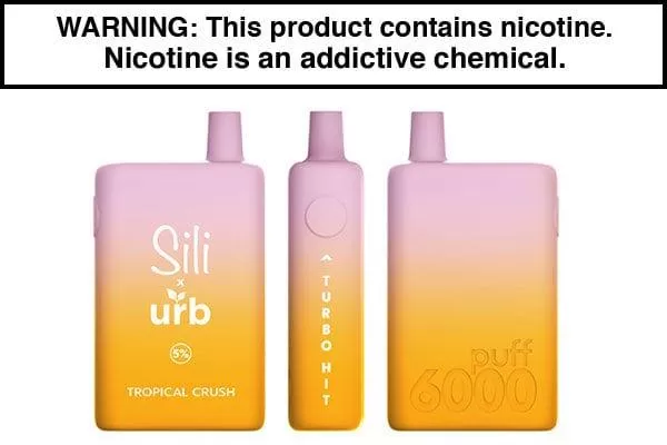 SILI X URB DISPOSABLE VAPE – 6000 PUFFS - Image 2