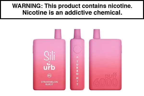 SILI X URB DISPOSABLE VAPE – 6000 PUFFS - Image 3