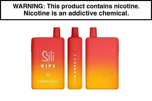SILI X RIPE DISPOSABLE VAPE – 6000 PUFFS - Image 3