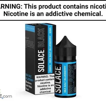 SEA SALT BLUEBERRY BY SOLACE NICOTINE SALT 30ML