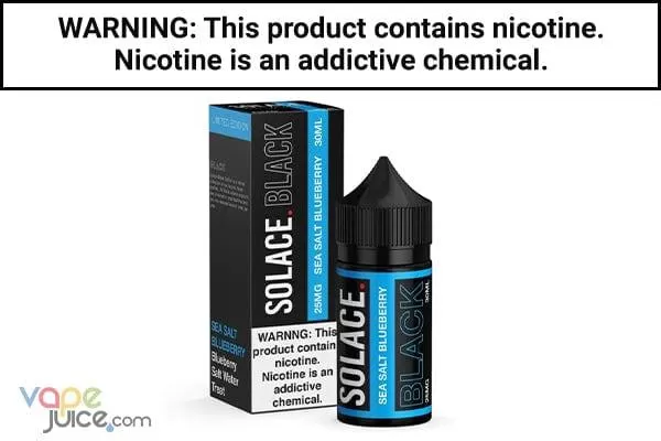 SEA SALT BLUEBERRY BY SOLACE NICOTINE SALT 30ML