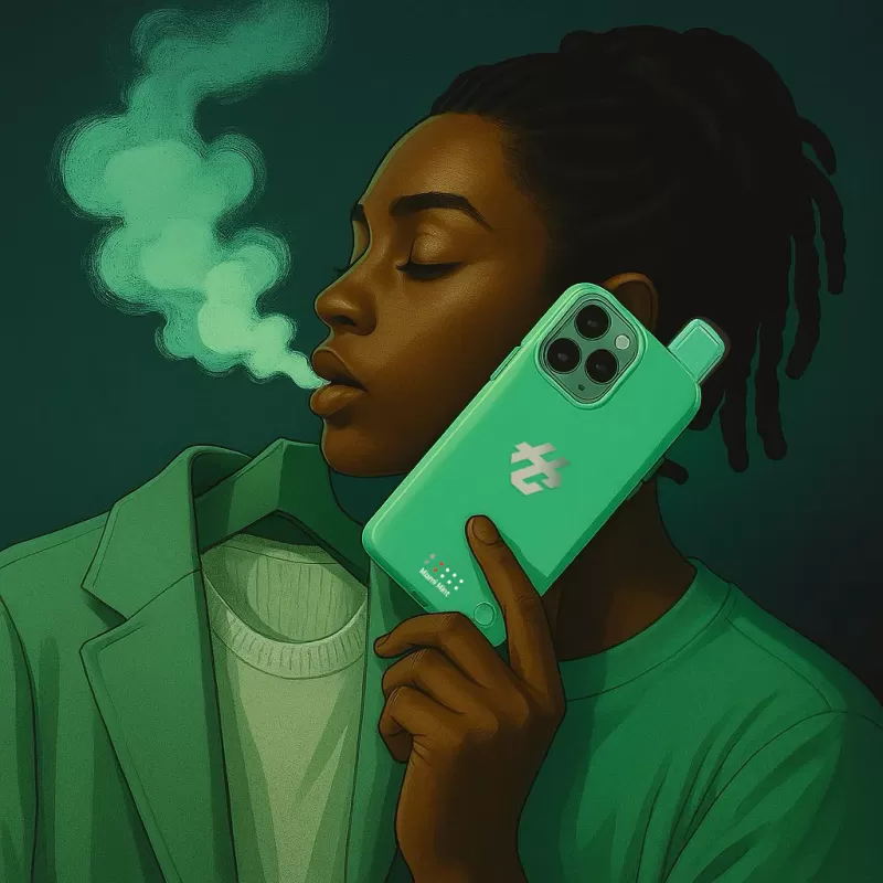 Humo Case Miami Mint Vape – Real Phone Case Vape - Image 3