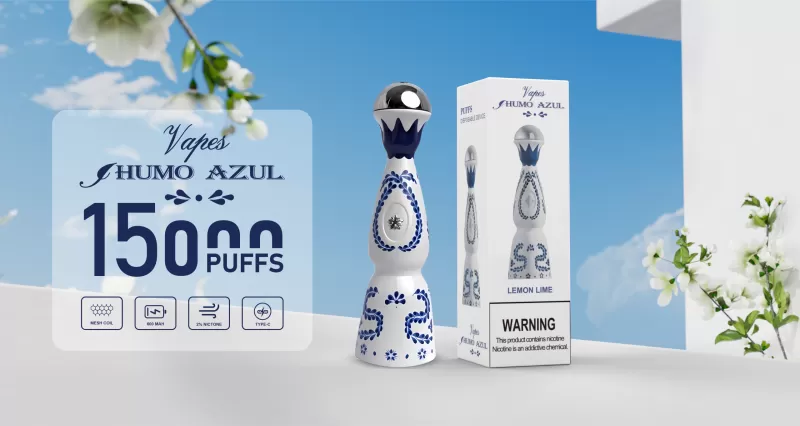 Humo Azul Vape 15k Puff 2% Low Nicotine Bulk Buy Rechargeable Disposable Vapes Pen Wholesale