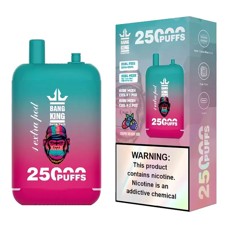 Bang King 25000 | 25K Puffs 12 in 1 Flavors