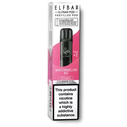 Watermelon BG Elfbar 600 Prefilled Pods