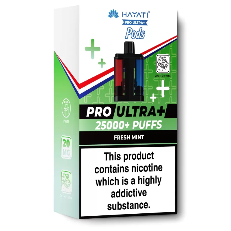 Fresh Mint Pro Ultra+ Refill Pods by Hayati