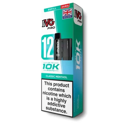 Classic Menthol Pro 12 Refill Pod by IVG