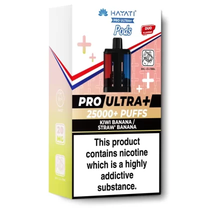 Kiwi Banana / Straw' Banana Pro Ultra+ Refill Pods by Hayati