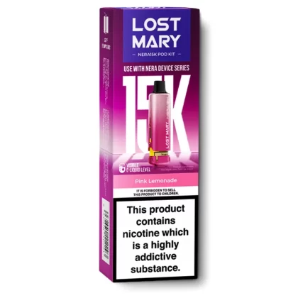 Pink Lemonade Nera 15K Refill Pods by Lost Mary