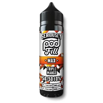 Triple Mango Shortfill by Seriously Pod Fill Max