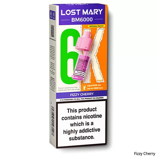 Fizzy Cherry BM6000 Refill Pods by Lost Mary