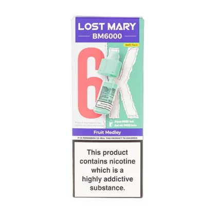 Fruit Medley BM6000 Prefilled Pod + Refill by Lost Mary