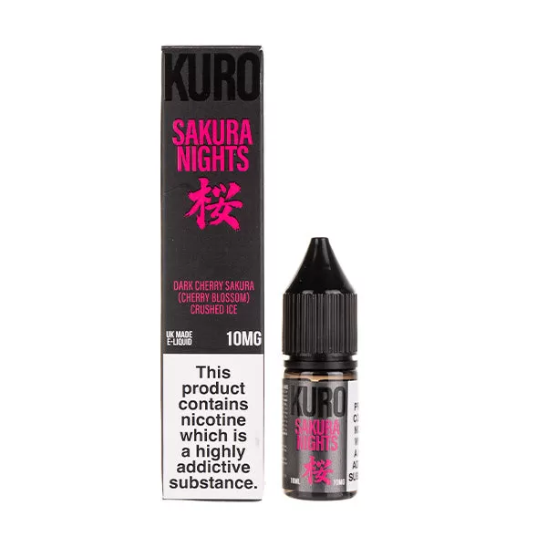 Sakura Nights Nicotine Salt E-Liquid by Kuro