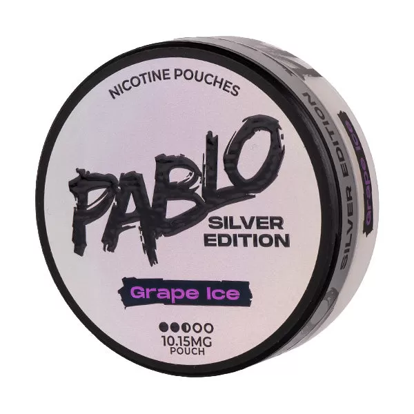 Grape Silver Edition Nicotine Pouches by Pablo