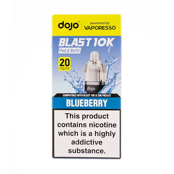 Blueberry Dojo Blast 10K Prefilled Pod + Refill by Vaporesso