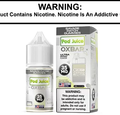 SAVAGE PATCH GUMMIES BY OXBAR X POD JUICE SALT 30ML