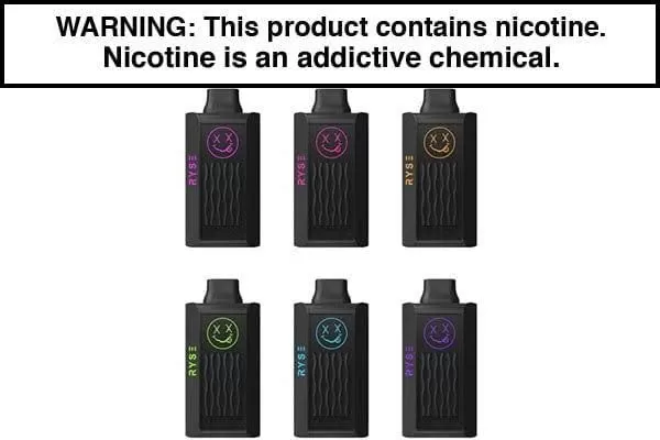 RYSE DISPOSABLE VAPE – 12,000 PUFFS