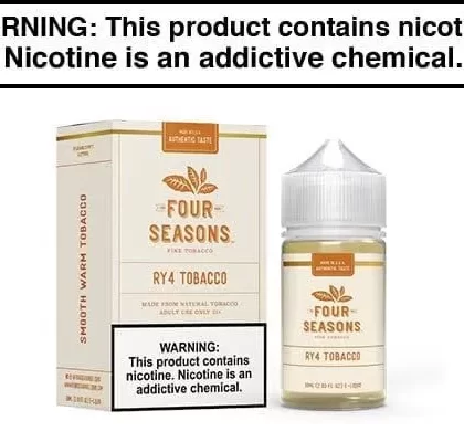 RY4 TOBACCO BY FOUR SEASONS 30ML/60ML