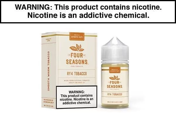RY4 TOBACCO BY FOUR SEASONS 30ML/60ML