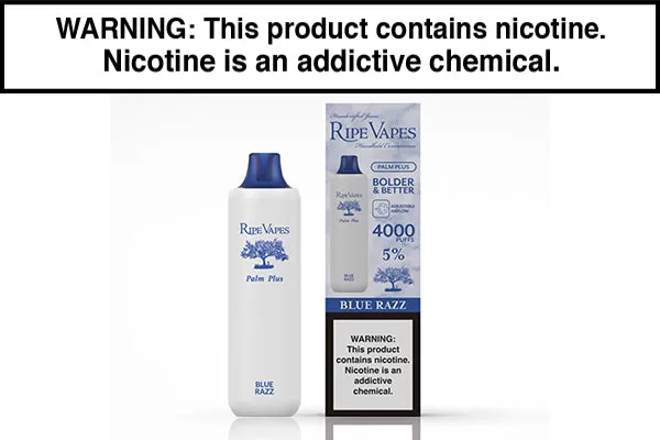 RIPE VAPES PALM PLUS DISPOSABLE VAPE – 4000 PUFFS