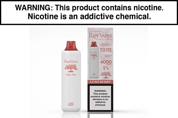 RIPE VAPES PALM PLUS DISPOSABLE VAPE – 4000 PUFFS - Image 3