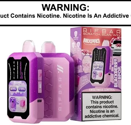 RIFBAR MIXPRO 40K DISPOSABLE VAPE – 40,000 PUFFS