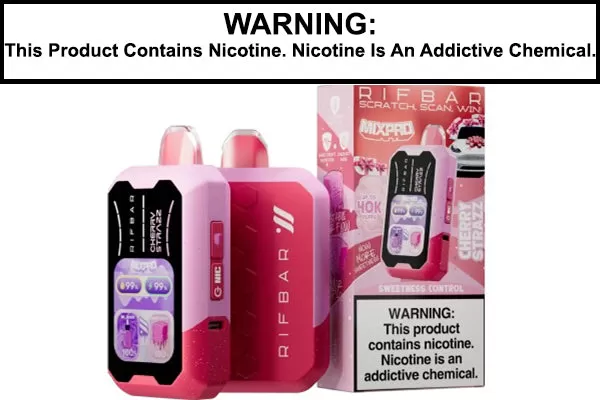 RIFBAR MIXPRO 40K DISPOSABLE VAPE – 40,000 PUFFS - Image 2