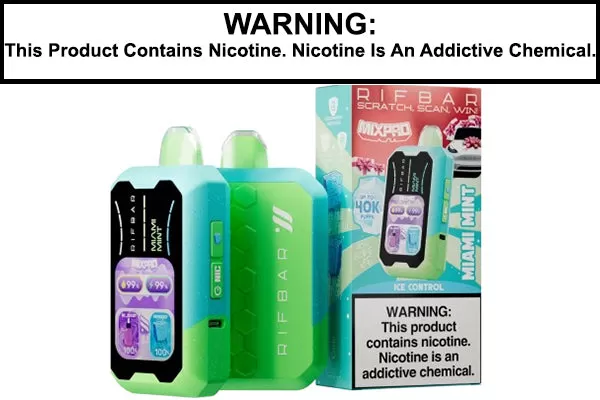 RIFBAR MIXPRO 40K DISPOSABLE VAPE – 40,000 PUFFS - Image 3