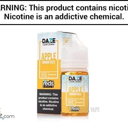 REDS MANGO APPLE ICED BY 7 DAZE SYNTHETIC SALT 30ML