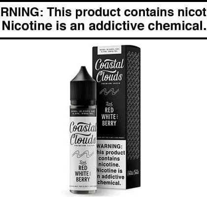 RED WHITE AND BERRY ICED BY COASTAL CLOUDS 60ML
