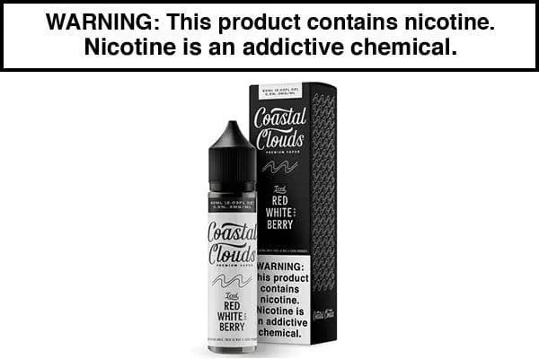 RED WHITE AND BERRY ICED BY COASTAL CLOUDS 60ML