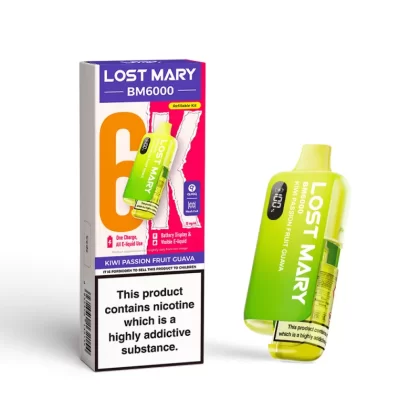 Lost Mary BM6000 Prefilled Pod Kit Kiwi Passionfruit Guava