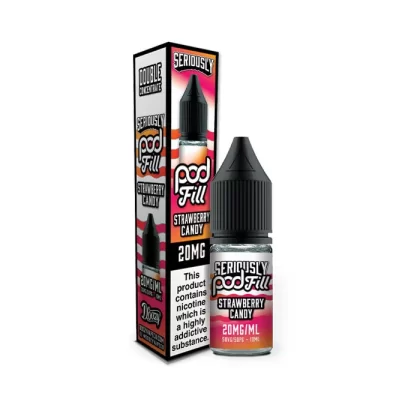 Strawberry Candy Nic Salt E-Liquid by Seriously Pod Fill