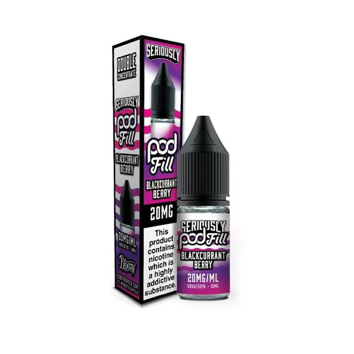 Blackcurrant Berry Nic Salt E-Liquid by Seriously Pod Fill