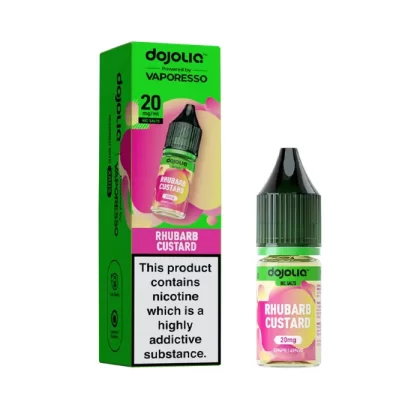 Rhubarb Custard Nic Salt E-Liquid by Vaporesso Dojoliq