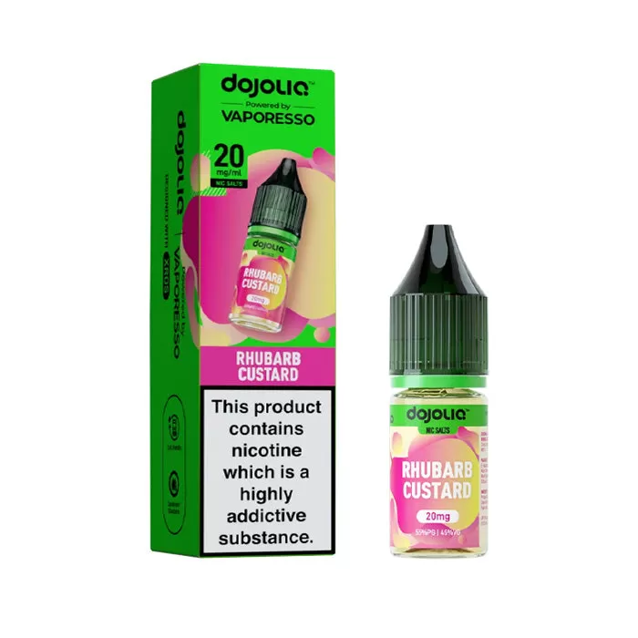 Rhubarb Custard Nic Salt E-Liquid by Vaporesso Dojoliq