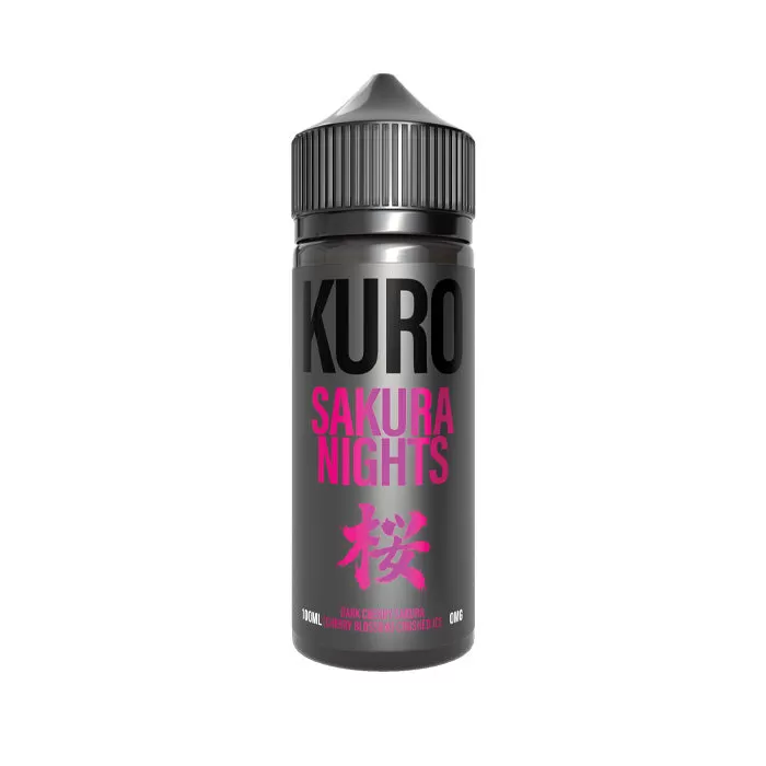 Sakura Nights 100ml Shortfill E-Liquid by Kuro