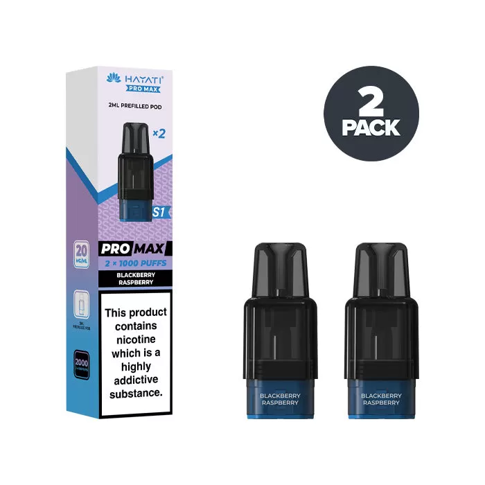 Blackberry Raspberry Hayati Pro Max S1 Prefilled Pods
