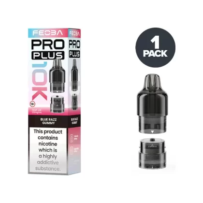 Blue Razz Gummy Feoba Pro Plus 10K Refill Pack