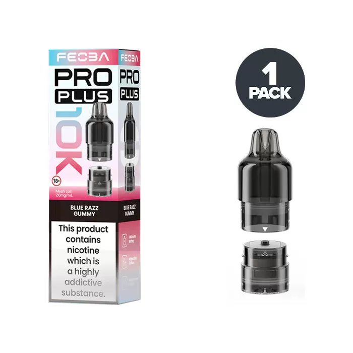Blue Razz Gummy Feoba Pro Plus 10K Refill Pack