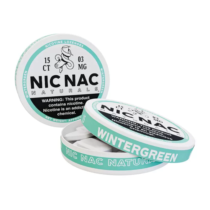 Nic Nac Wintergreen Nicotine Lozenges - Image 2