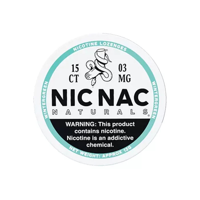 Nic Nac Wintergreen Nicotine Lozenges - Image 3