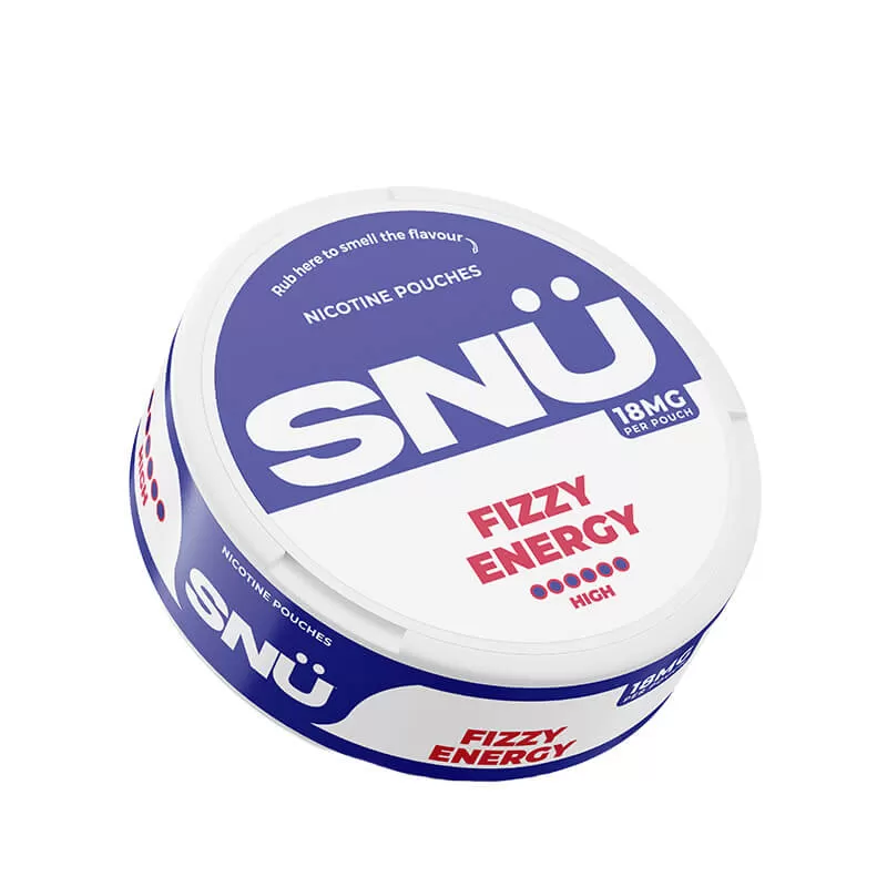 SNU Fizzy Energy Nic Pouches by Bar Juice - Image 3