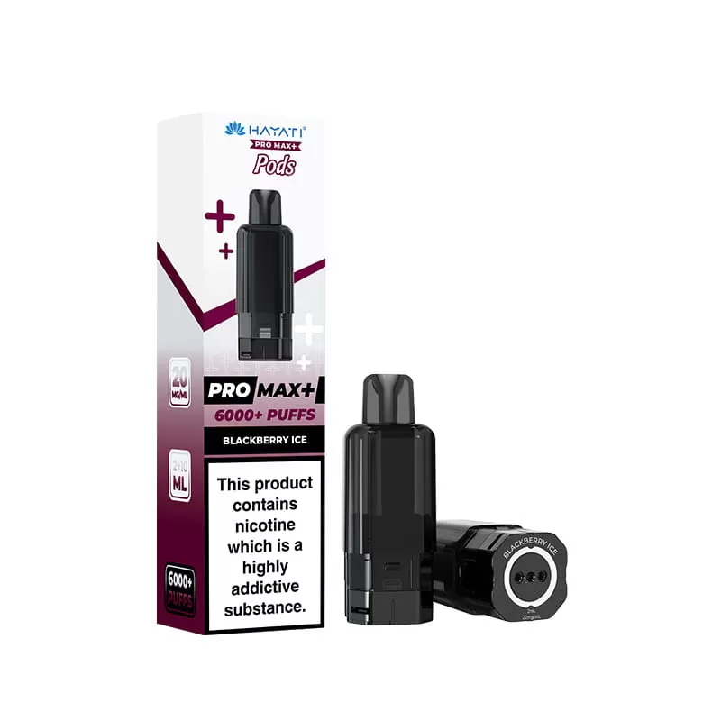 Hayati Pro Max Plus Blackberry Ice Prefilled Pod + Refill
