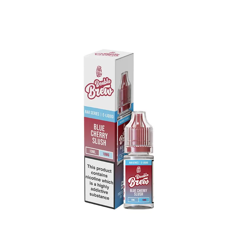 Ohm Brew Double Brew Blue Cherry Slush 10ml Nic Salt E-Liquid - Image 2