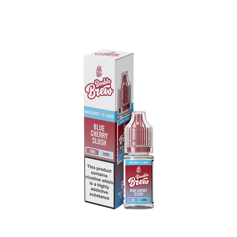 Ohm Brew Double Brew Blue Cherry Slush 10ml Nic Salt E-Liquid - Image 3