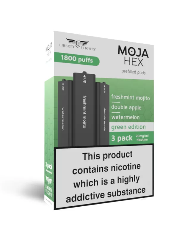 Moja Hex Green Edition Refill Pods (x3)