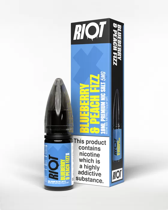 Blueberry Peach Fizz Nic Salt E-Liquid - Image 2